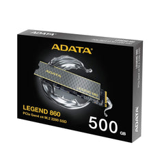 ADATA LEGEND 860 500GB PCIe Gen4 x4 M.2 2280 SSD