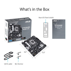 ASUS Prime B760M-K D4 Intel B760 LGA 1700 14th Gen microATX Motherboard with PCIe 4.0