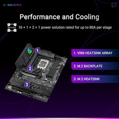 ASUS ROG Strix B860-F Gaming WiFi DDR5 Intel B860 LGA 1851 ATX Motherboard