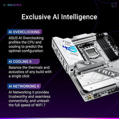 ASUS ROG Strix X870-A Gaming WiFi AMD X870 AM5 ATX Gaming Motherboard