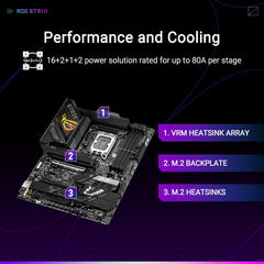 ASUS ROG Strix Z890-H Gaming WiFi DDR5 Z890 LGA 1851 ATX Gaming Motherboard