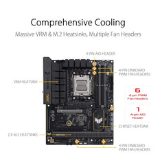 ASUS TUF GAMING B650-PLUS WiFi AMD B650 AM5 Ryzen ATX Motherboard