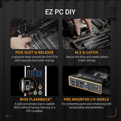 ASUS TUF Gaming B850M-PLUS DDR5 AMD AM5 B850 mATX Motherboard