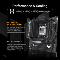 ASUS TUF Gaming B850M-PLUS WiFi AMD AM5 B850 mATX Motherboard