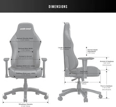 Anda Seat Luna Ergonomic Gaming Chair - Black Orange