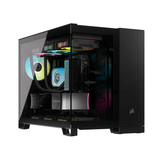 Corsair 2500X Dual Chamber mATX Mid-Tower Computer Case - Black