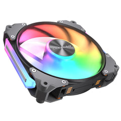 Cougar APOLAR 120 ARGB Reverse Blades Computer Case Fan - 3 Fan Pack - Black