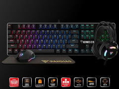 Gamdias HERMES E1B RGB 4-In-1 Gaming Combo