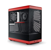 HYTE Y40 S - Tier Aesthetic ATX Mid-Tower Computer Gaming Case with PCIE 4.0 Riser Cable Included - Black Red