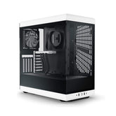 HYTE Y40 S - Tier Aesthetic ATX Mid-Tower Computer Gaming Case with PCIE 4.0 Riser Cable Included - Black White