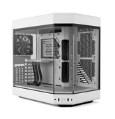 HYTE Y60 Dual Chamber ATX Mid-Tower Computer Case with PCIE 4.0 Riser Cable Included - White