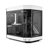 HYTE Y60 Dual Chamber ATX Mid-Tower Computer Case with PCIE 4.0 Riser Cable Included - Black White