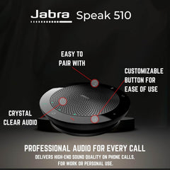 Jabra Speak 510 Portable USB and Bluetooth Speakerphone