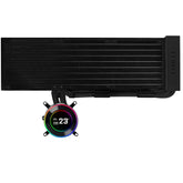 Lian Li Hydroshift II 360 LCD 360mm AIO CPU Liquid Cooler - Without Fans