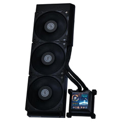 Lian Li Hydroshift LCD 360 360mm CPU Liquid Cooler - With Fans - Black