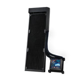 Lian Li Hydroshift LCD 360 360mm CPU Liquid Cooler - Without Fans - Black