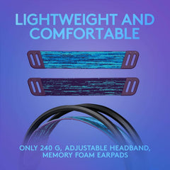 Logitech G335 Wired Gaming Headset with Flip to Mute Microphone