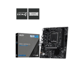 MSI Pro H610M-S DDR5 Intel H610 14th Gen LGA 1700 microATX Motherboard