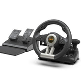 PXN V3 PRO 180 Degree Game Steering Wheel with Pedals for Xbox One, Xbox Series S/X, PS3, PS4, Switch