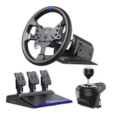 PXN-V99 270/900 Degree 3.2nm Force Feedback Gaming Racing Wheel with Hall Magnetic Induction Pedal, 6+1 Gear Shift Rod for PC/PS4/Xbox One/X-Series X/S