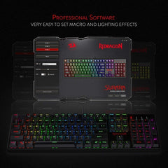 Redragon SURARA K582 RGB Backlit Mechanical Gaming Keyboard