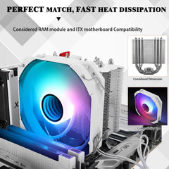 Thermalright Assassin King 120 Mini ARGB V3 CPU Air Cooler - White