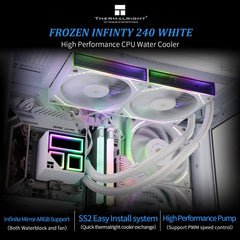 Thermalright Frozen Infinity 240 240mm CPU Liquid Cooler - White