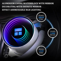 Thermalright Frozen Notte 360 V2 ARGB 360mm AIO CPU Liquid Cooler - White