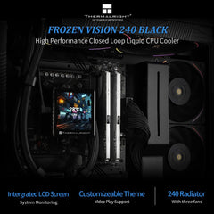 Thermalright Frozen Vision 240 240mm AIO Liquid CPU Cooler with LCD Display