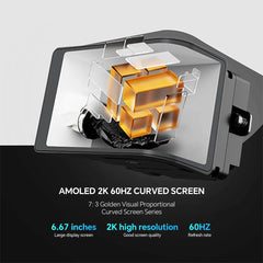 Thermalright Wonder Vision 360 UB ARGB 360mm AIO CPU Liquid Cooler Rotatable 6.67'' Curved Screen 3D Effect - Black