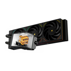 Thermalright Wonder Vision 360 UB ARGB 360mm AIO CPU Liquid Cooler Rotatable 6.67'' Curved Screen 3D Effect - Black