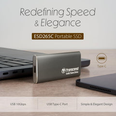 Transcend ESD265C 2TB USB 3.2 Gen 2 Portable External SSD