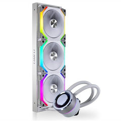 LIAN LI Galahad 360 UNI FAN SL Edition 360mm ARGB Liquid CPU Cooler - White