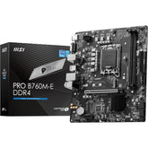 MSI Pro B760M-E DDR4 Intel 14/13th Gen microATX Motherboard