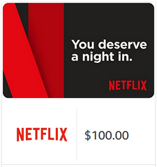 $100 Netflix Gift Card [US Region Digital Code]