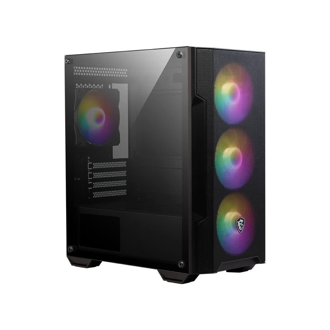 MSI MAG Forge M100A RGB Tempered Glass Micro-ATX Computer Case