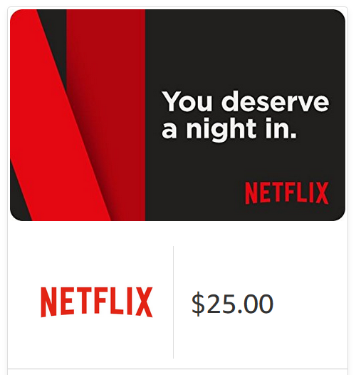 $25 Netflix Gift Card [US Region Digital Code]