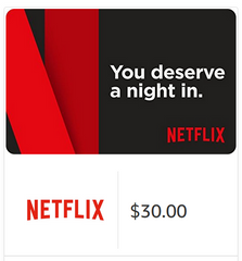$30 Netflix Gift Card [US Region Digital Code]