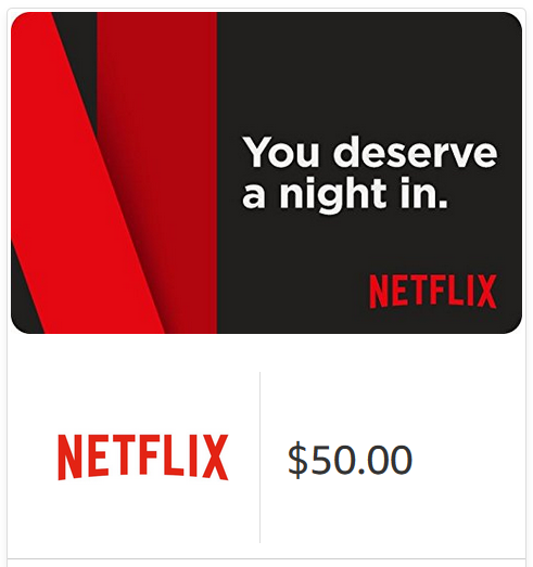 $50 Netflix Gift Card [US Region Digital Code]
