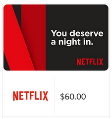 $60 Netflix Gift Card [US Region Digital Code]