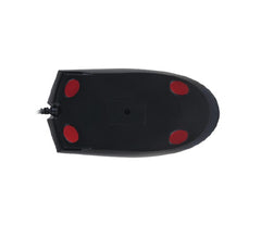 A4Tech OP-550S Silent Click Wired USB Mouse with Teflon Feet - Black