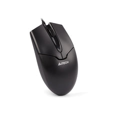 A4Tech OP-550S Silent Click Wired USB Mouse with Teflon Feet - Black