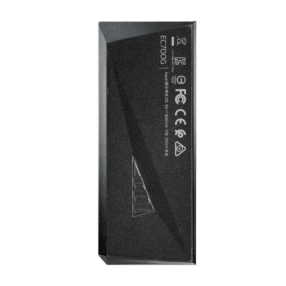 ADATA EC700G RGB M.2 PCIe/SATA SSD Enclosure