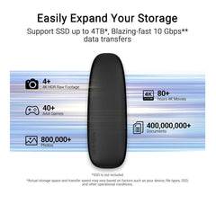 ASUS Cobble USB-C® 3.2 Gen 2x1 Portable M.2 NVMe SSD Enclosure