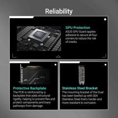 ASUS Dual GeForce RTX™ 5050 8GB GDDR6 OC Edition Graphics Card