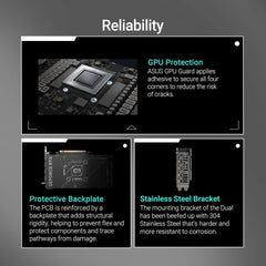 ASUS Dual GeForce RTX™ 5060 8GB GDDR7 OC Edition Graphics Card