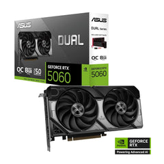 ASUS Dual GeForce RTX™ 5060 8GB GDDR7 OC Edition Graphics Card