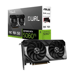ASUS Dual GeForce RTX 5060 Ti 16GB GDDR7 OC Edition Graphics Card