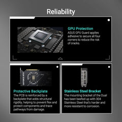 ASUS Dual GeForce RTX™ 5070 12GB GDDR7 OC Edition Graphics Card