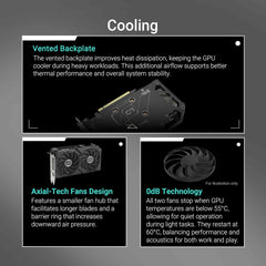 ASUS Dual Radeon™ RX 9060 XT 16GB GDDR6 Graphics Card